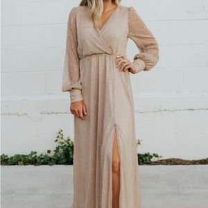 Baltic Born Abigail Champagne Gown